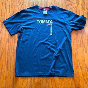 Tommy Jeans Navy Short Sleeve 100% Cotton T-Shirt Men’s XL Extra Large Hilfiger